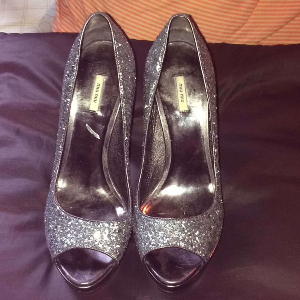 Miu Miu Heels Size 37 7 Excellent Condition - image 3